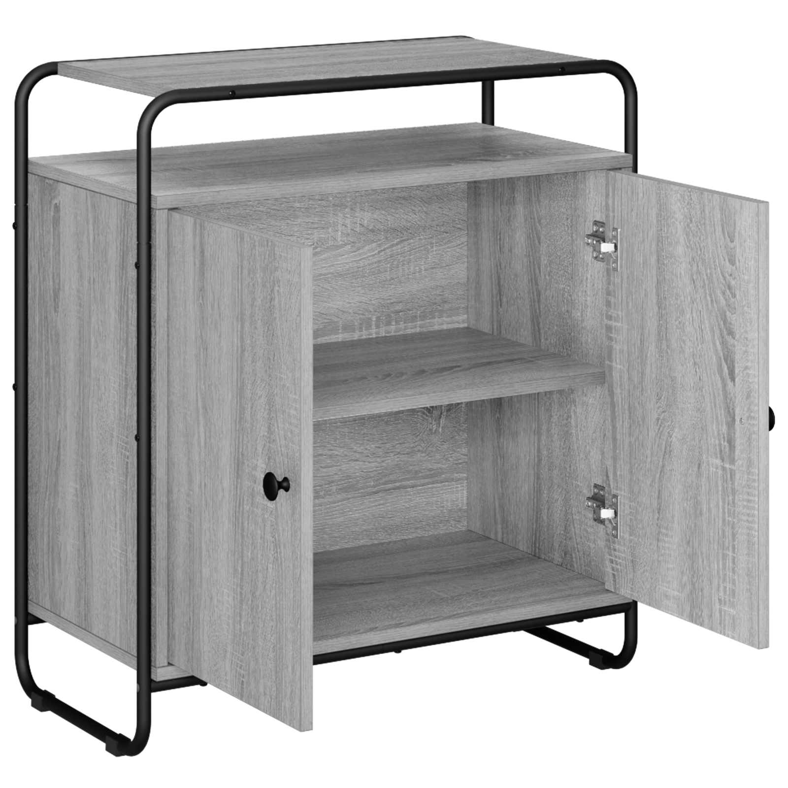 vidaXL Bufet Szary Sonoma 68 x 35 x 75 cm Drewno inżynieryjne