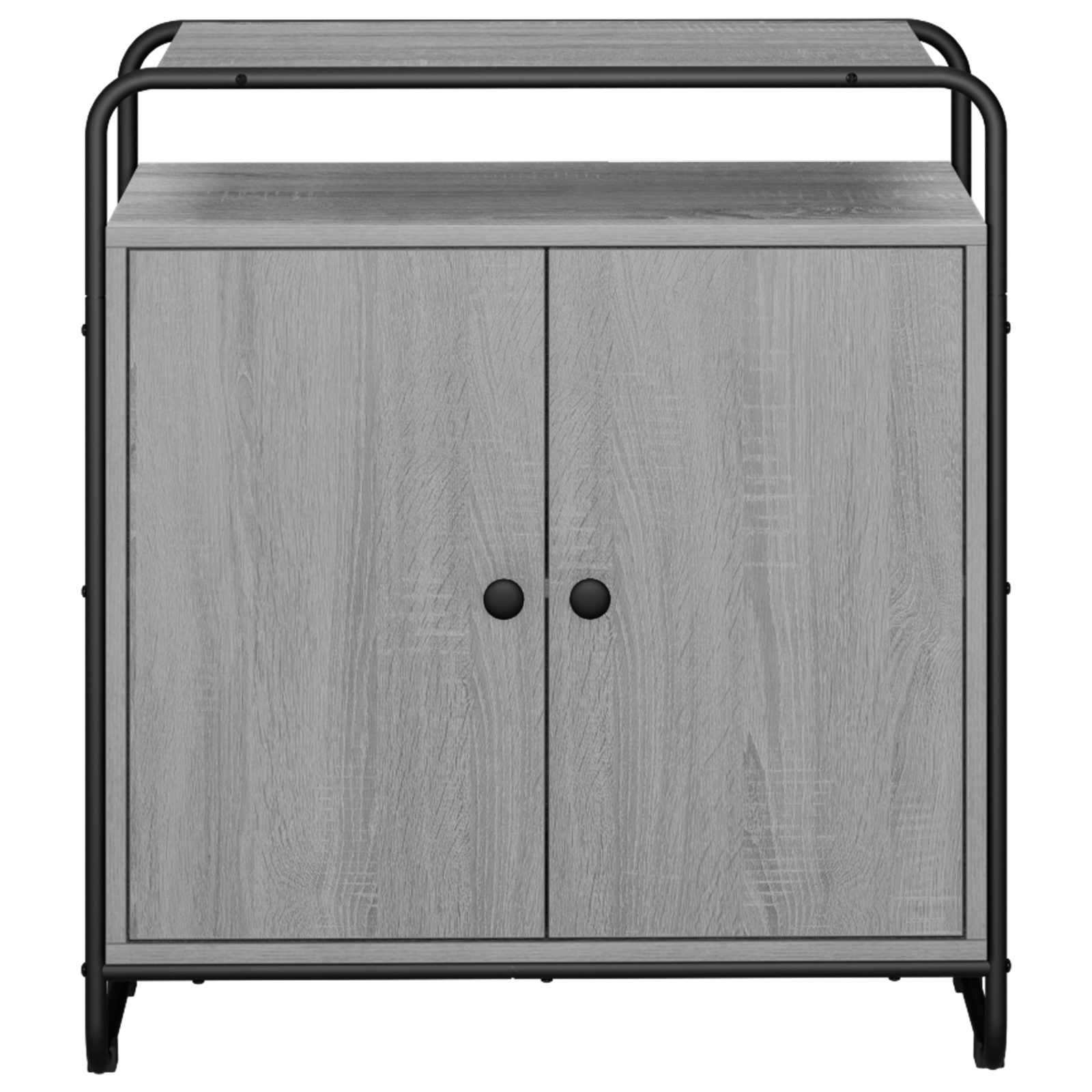 vidaXL Bufet Szary Sonoma 68 x 35 x 75 cm Drewno inżynieryjne