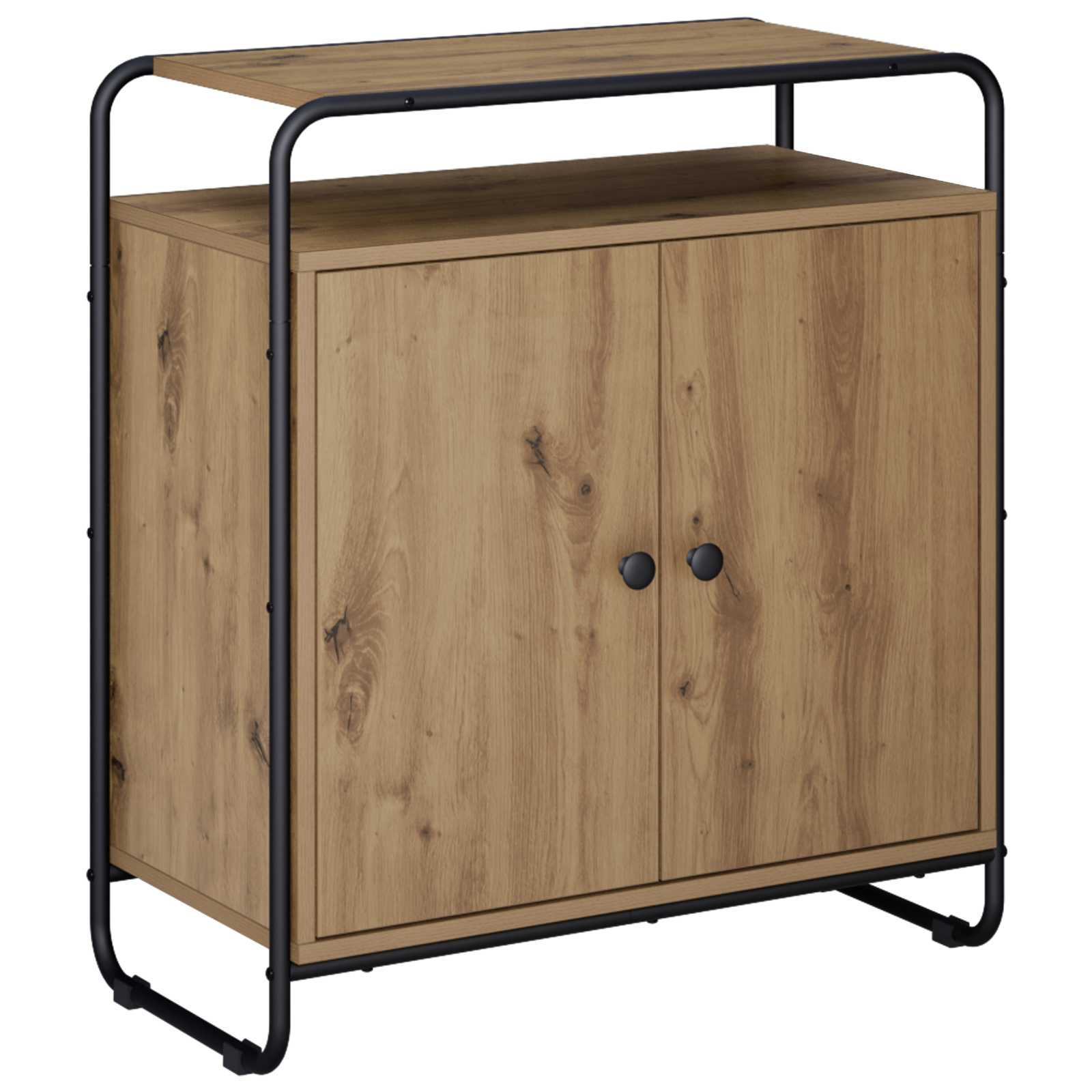 vidaXL Bufet Dąb artisan 68 x 35 x 75 cm Drewno inżynieryjne