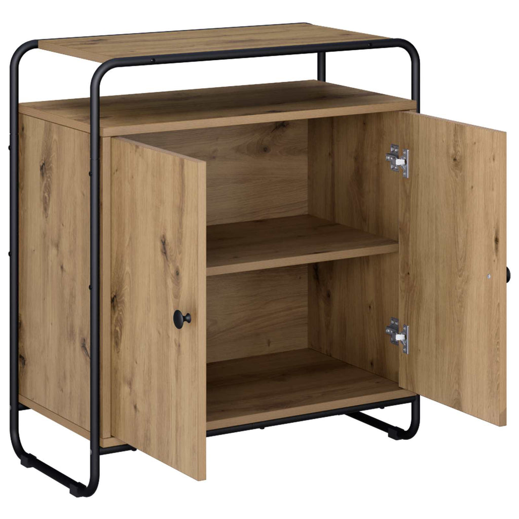 vidaXL Bufet Dąb artisan 68 x 35 x 75 cm Drewno inżynieryjne