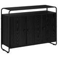 vidaXL Bufet Czarny dąb 102 x 35 x 75 cm Drewno inżynieryjne