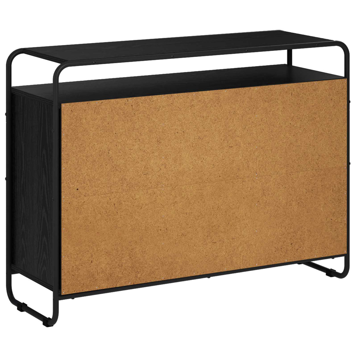 vidaXL Bufet Czarny dąb 102 x 35 x 75 cm Drewno inżynieryjne