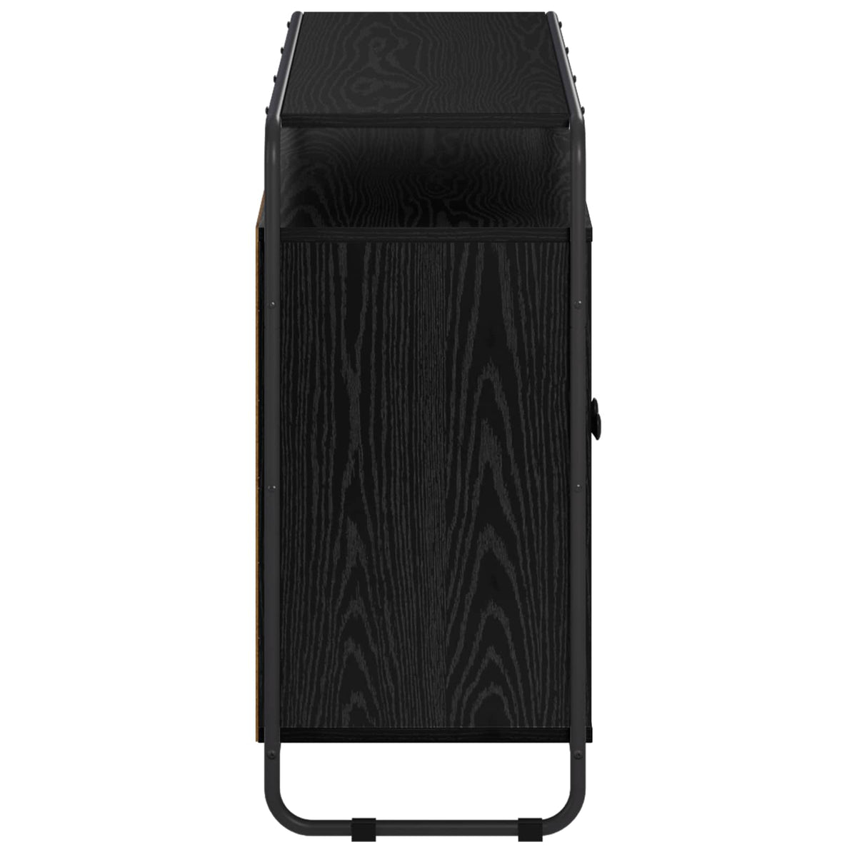 vidaXL Bufet Czarny dąb 102 x 35 x 75 cm Drewno inżynieryjne