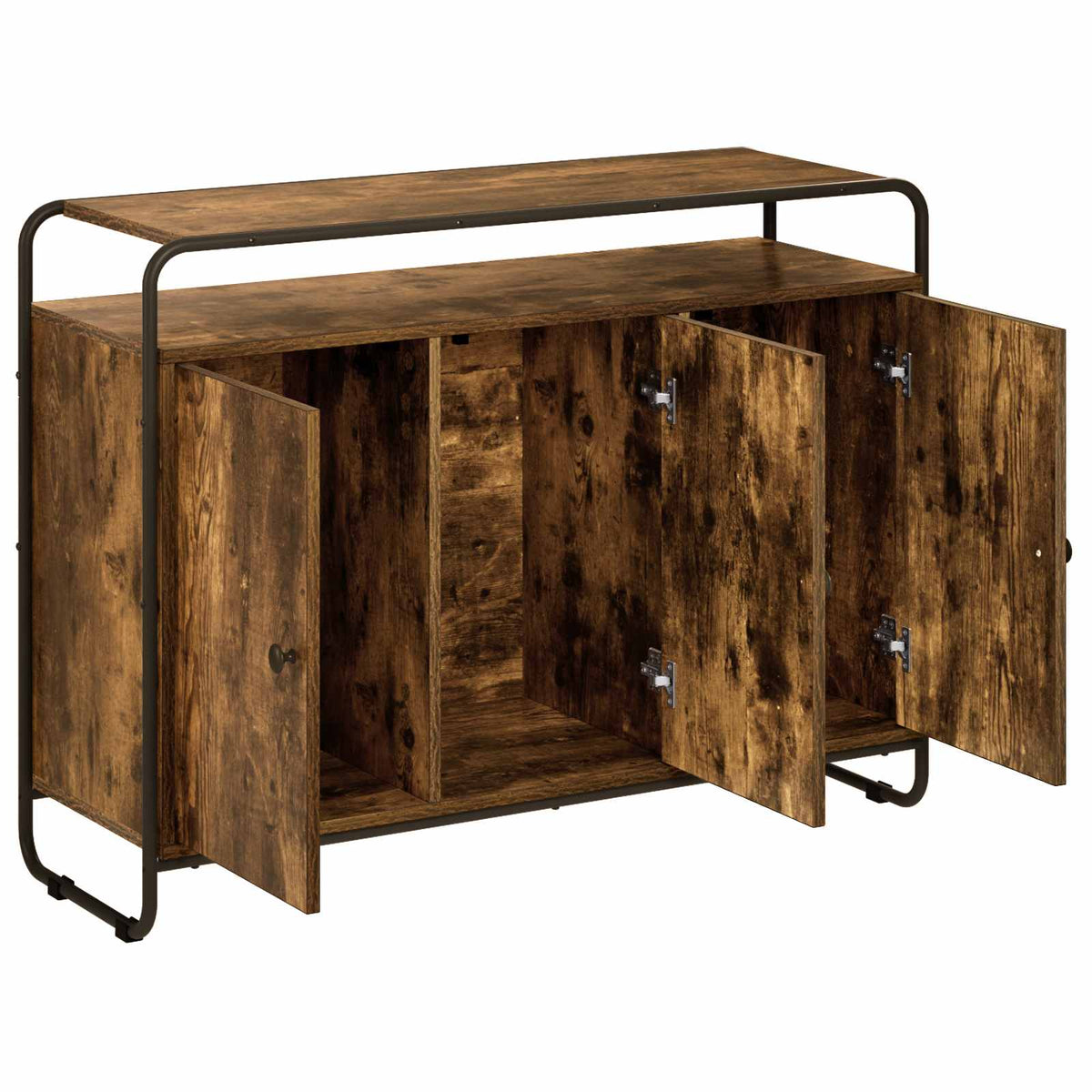 vidaXL Bufet Dąb wędzony 102 x 35 x 75 cm Drewno inżynieryjne