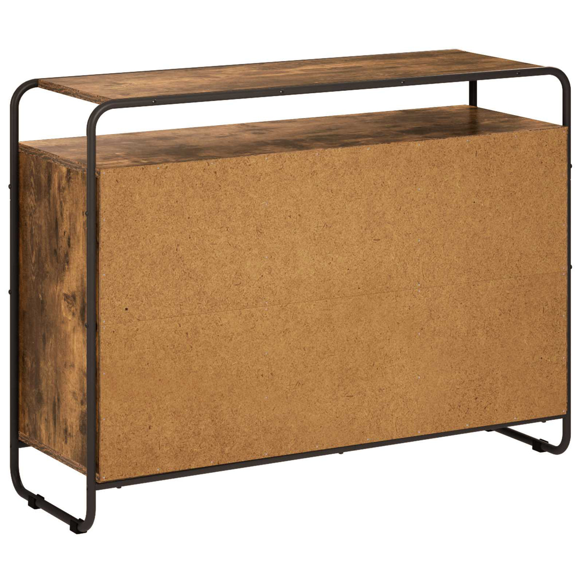vidaXL Bufet Dąb wędzony 102 x 35 x 75 cm Drewno inżynieryjne