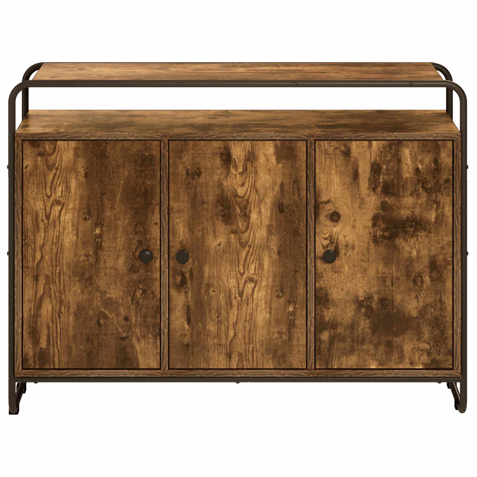 vidaXL Bufet Dąb wędzony 102 x 35 x 75 cm Drewno inżynieryjne