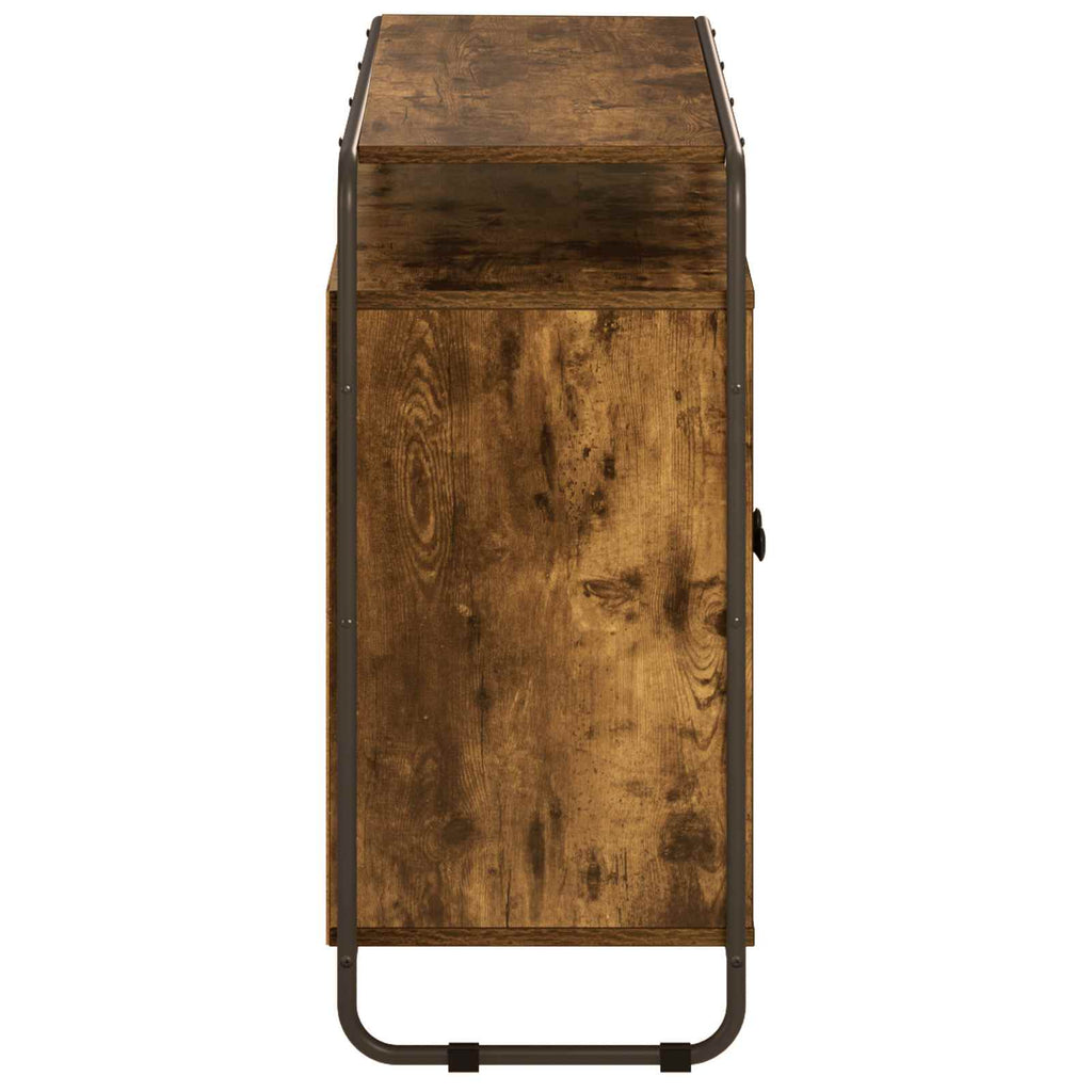 vidaXL Bufet Dąb wędzony 102 x 35 x 75 cm Drewno inżynieryjne
