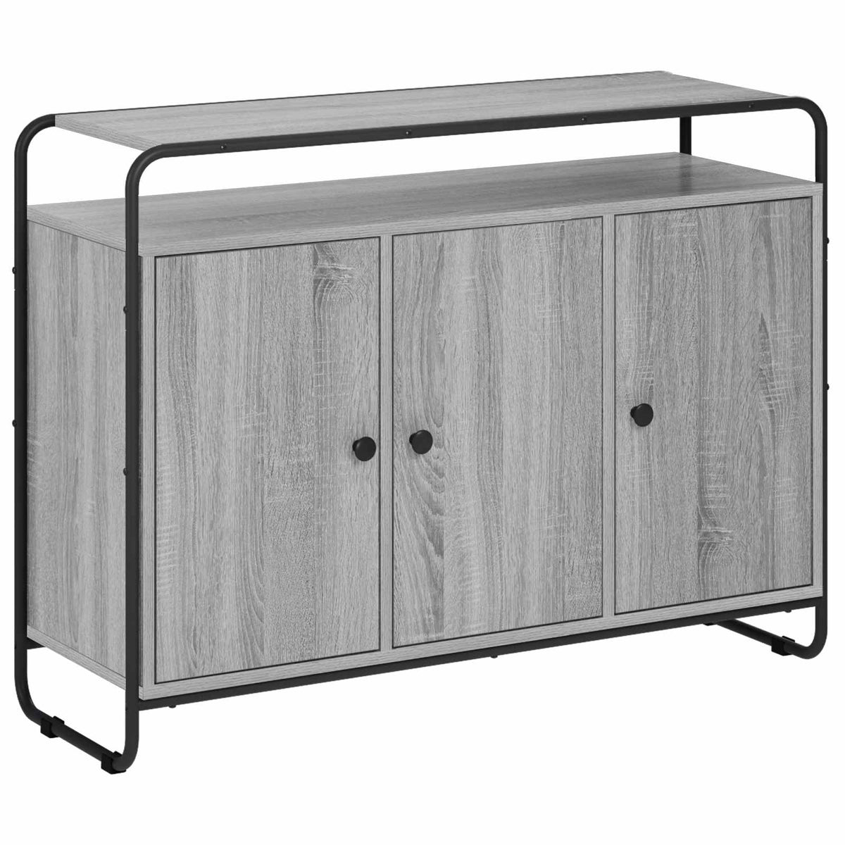 vidaXL Bufet Szary Sonoma 102 x 35 x 75 cm Drewno inżynieryjne