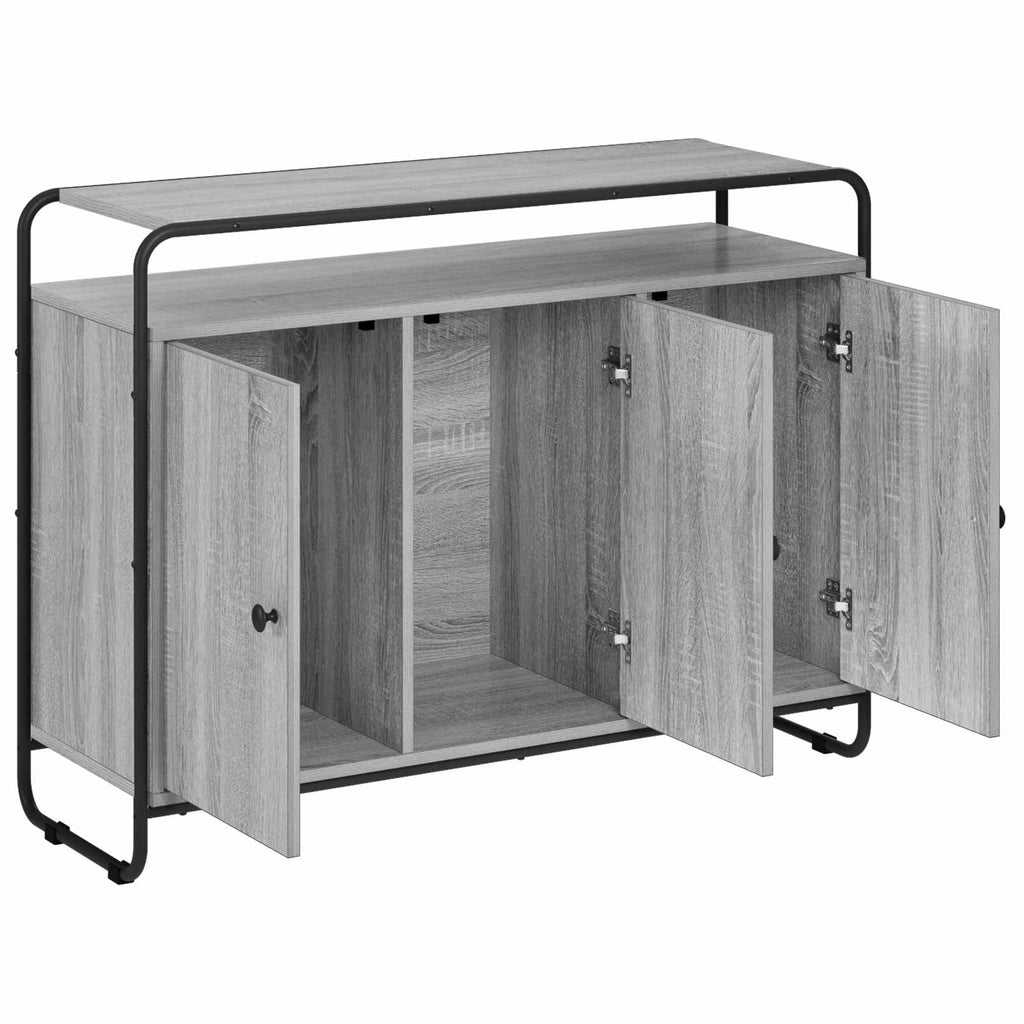 vidaXL Bufet Szary Sonoma 102 x 35 x 75 cm Drewno inżynieryjne