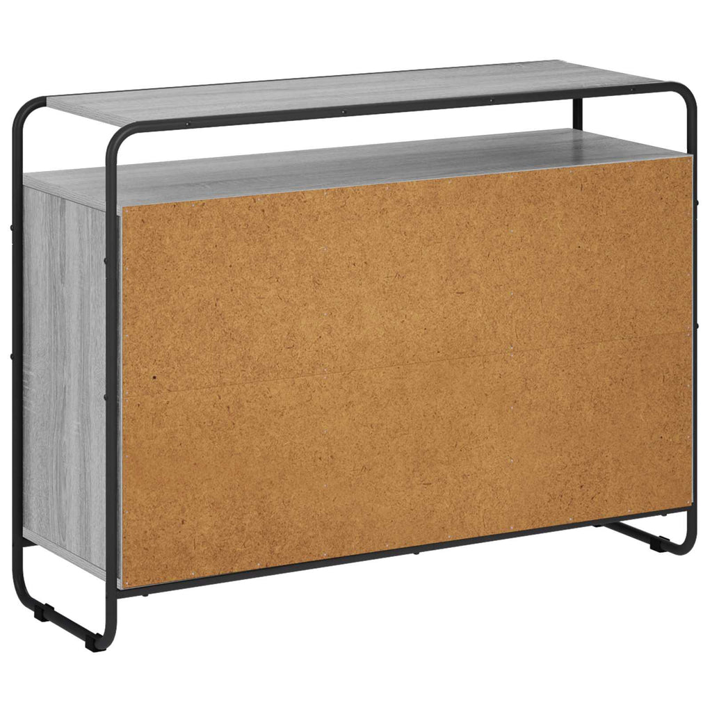 vidaXL Bufet Szary Sonoma 102 x 35 x 75 cm Drewno inżynieryjne