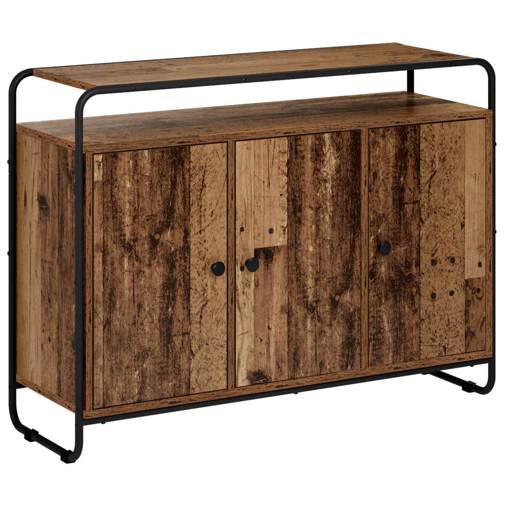 vidaXL Bufet Stare drewno 102 x 35 x 75 cm Drewno inżynieryjne