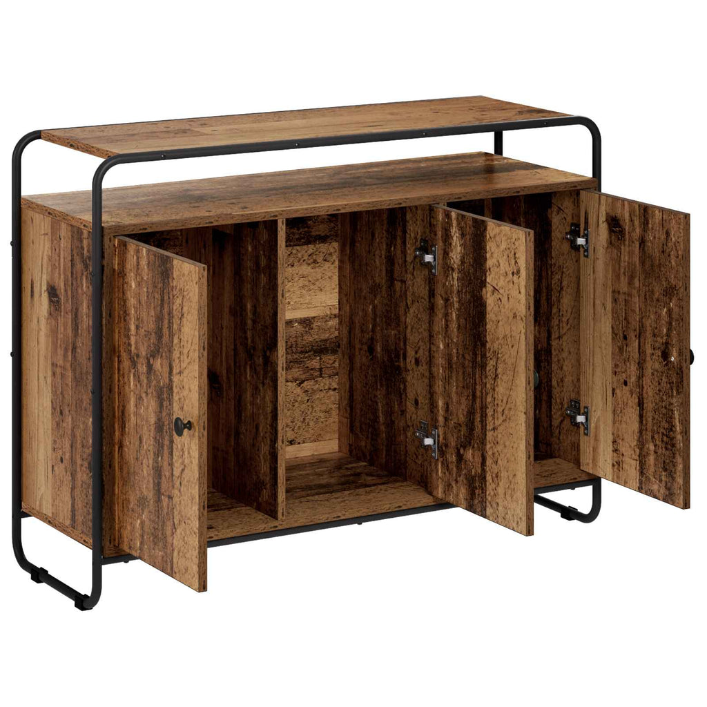 vidaXL Bufet Stare drewno 102 x 35 x 75 cm Drewno inżynieryjne