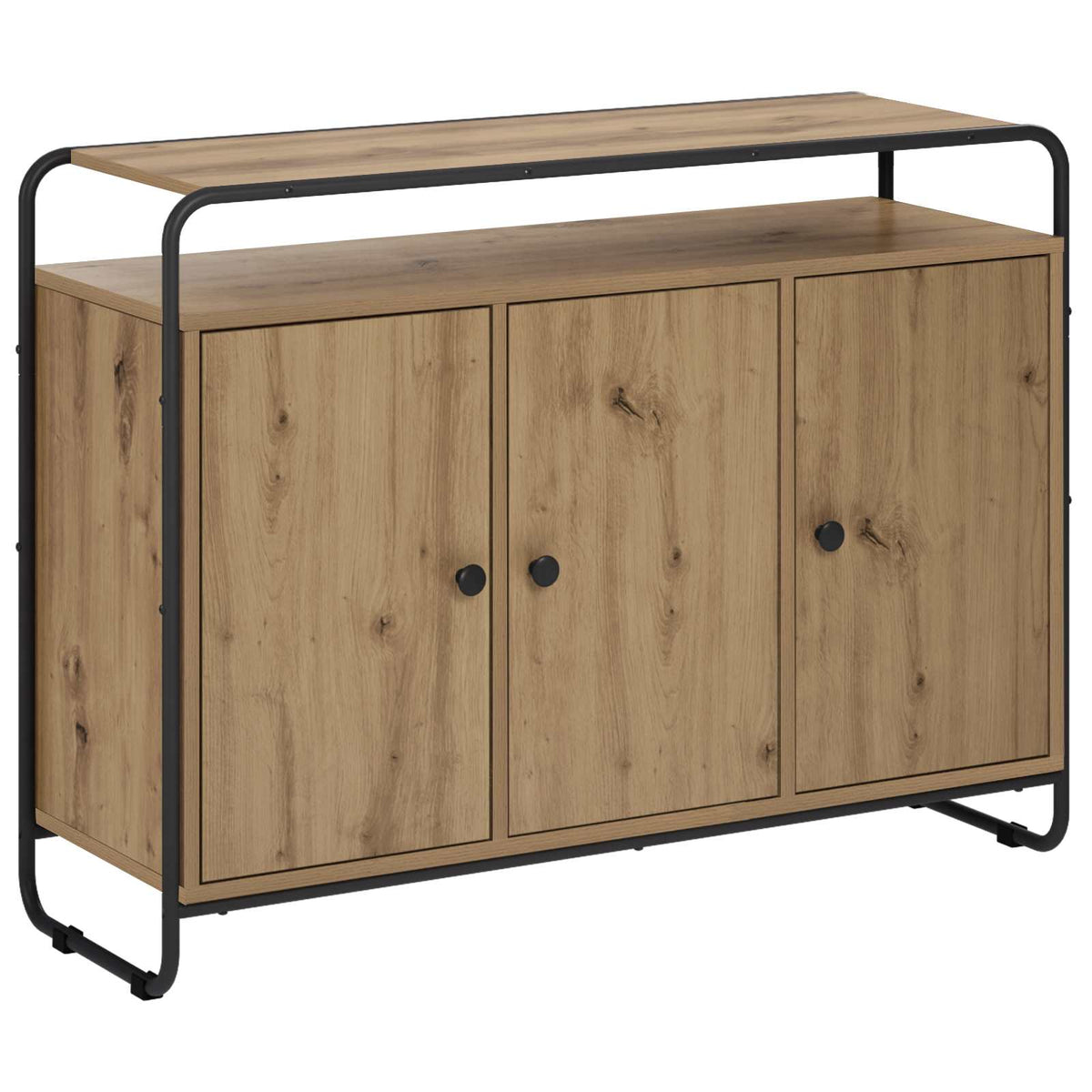 vidaXL Bufet Dąb artisan 102 x 35 x 75 cm Drewno inżynieryjne