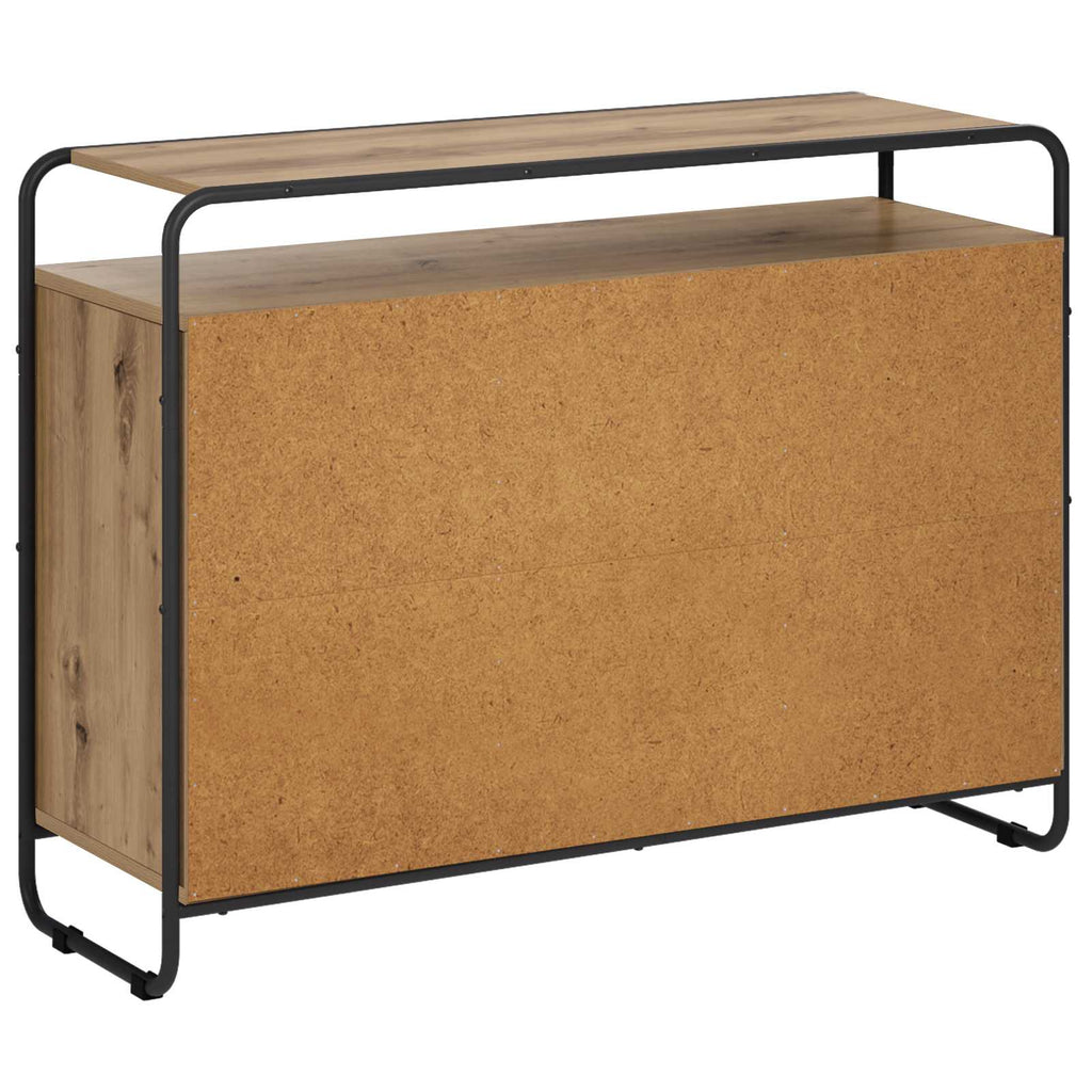 vidaXL Bufet Dąb artisan 102 x 35 x 75 cm Drewno inżynieryjne