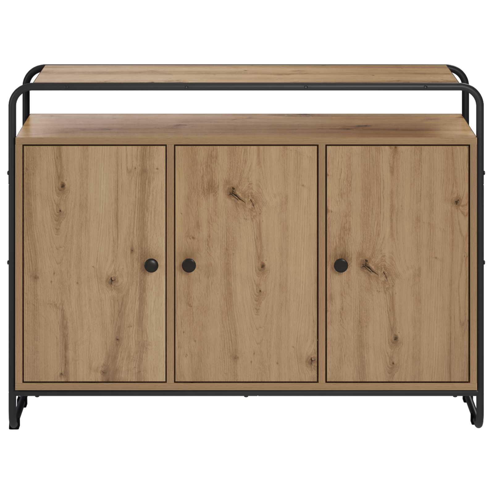 vidaXL Bufet Dąb artisan 102 x 35 x 75 cm Drewno inżynieryjne