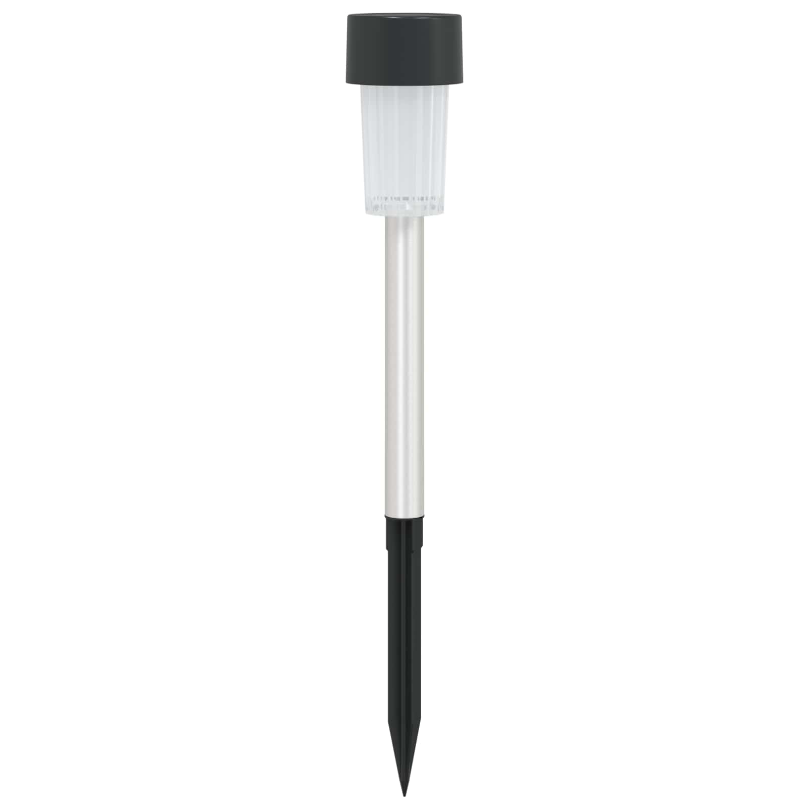 vidaXL Lampy solarnie zasilane z ostrzem do ziemi 24 pcs Ciepła biel