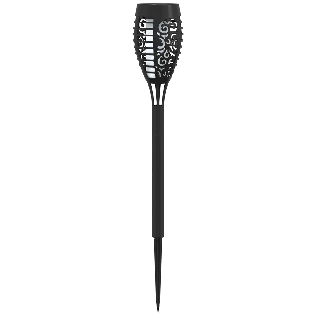 vidaXL Lampy solarnie zasilane z ostrzem do ziemi 6 pcs Ciepła biel