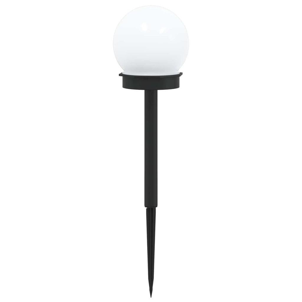 vidaXL Lampy solarnie zasilane z ostrzem do ziemi 8 pcs Ciepła biel