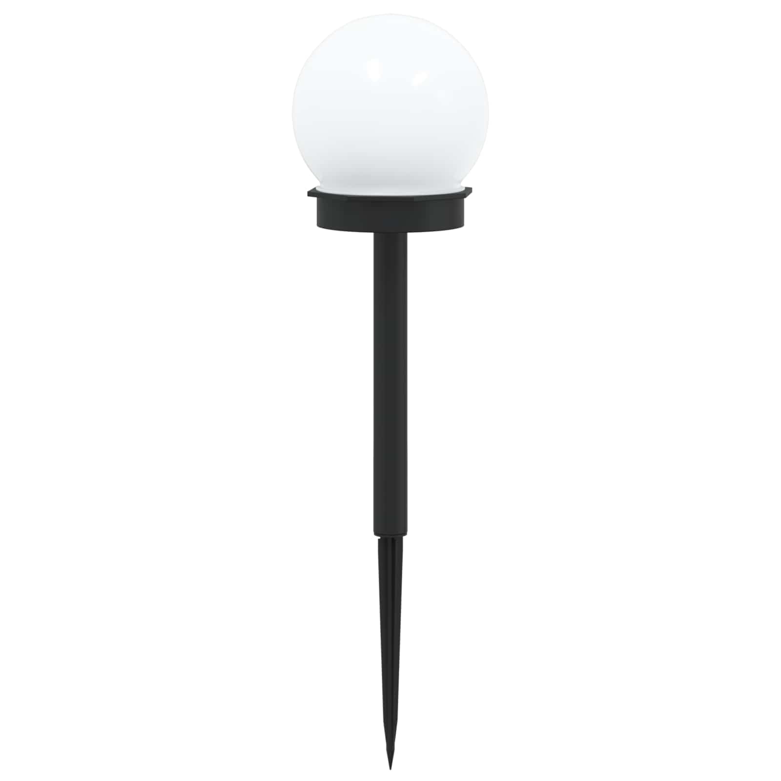 vidaXL Lampy solarnie zasilane z ostrzem do ziemi 8 pcs Ciepła biel