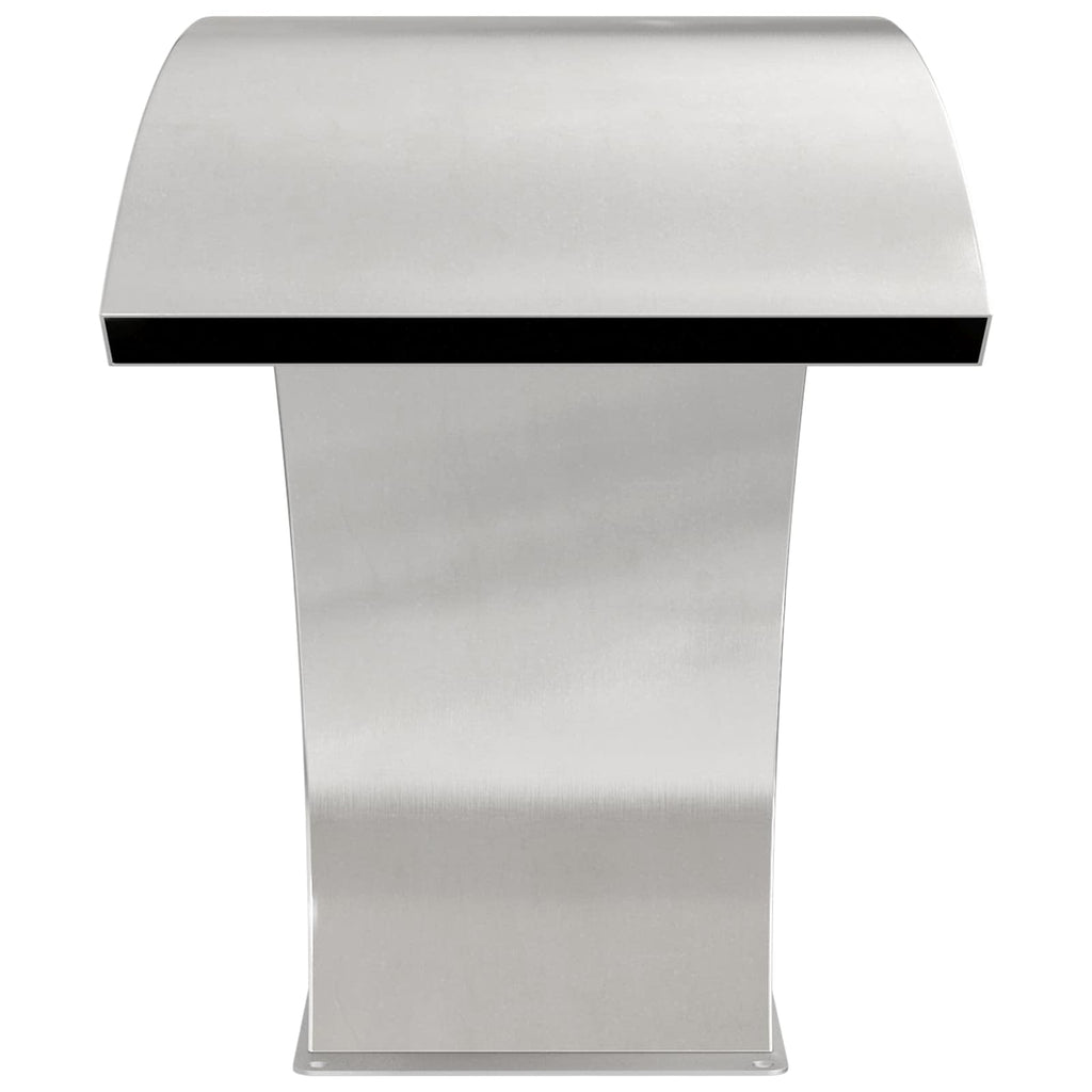 vidaXL Fontanna Przy Basenie srebrny 61 x 30 x 71 cm Stal nierdzewna