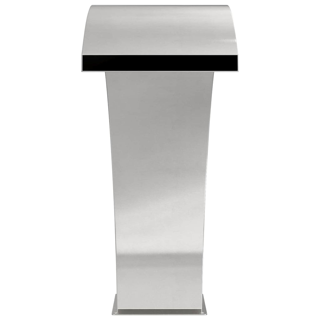 vidaXL Fontanna Przy Basenie srebrny 60 x 30 x 70 cm Stal nierdzewna