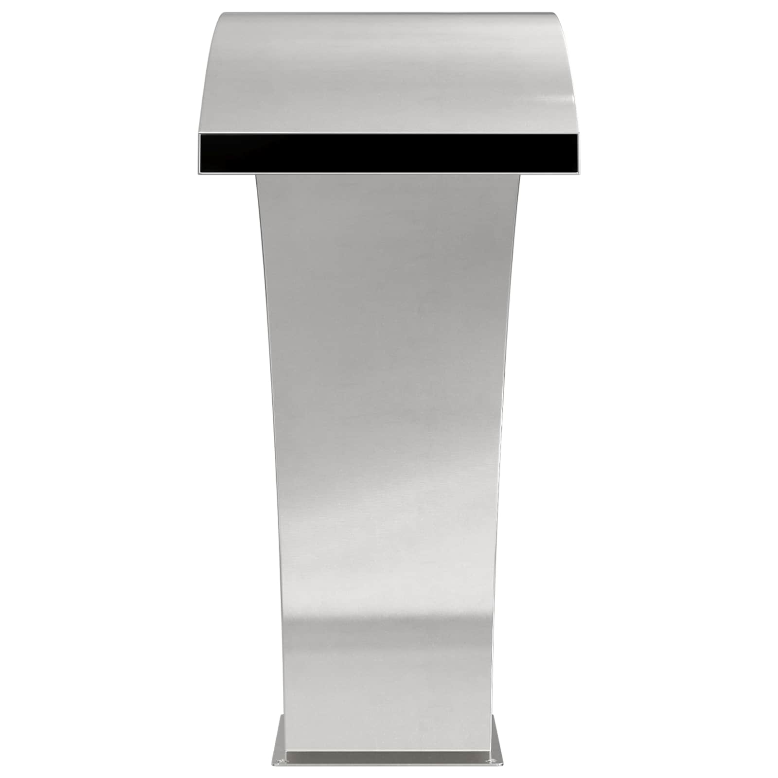 vidaXL Fontanna Przy Basenie srebrny 60 x 30 x 70 cm Stal nierdzewna