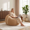 vidaXL Fotel z Wypełnieniem Beżowy 95 x 93 x 71 cm Sherpa