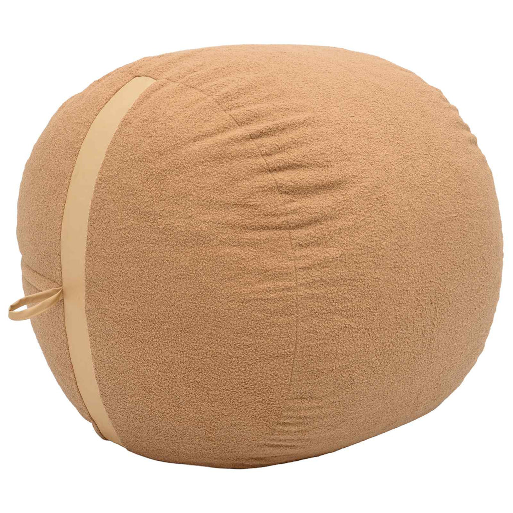 vidaXL Fotel z Wypełnieniem Beżowy 95 x 93 x 71 cm Sherpa