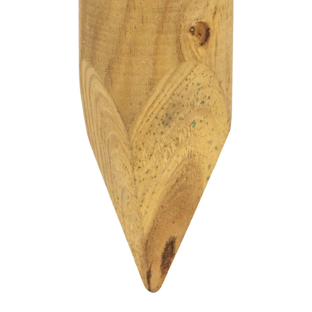 vidaXL Słupki ogrodzeniowe 15 szt. zielony 100 cm Lite drewno sosnowe