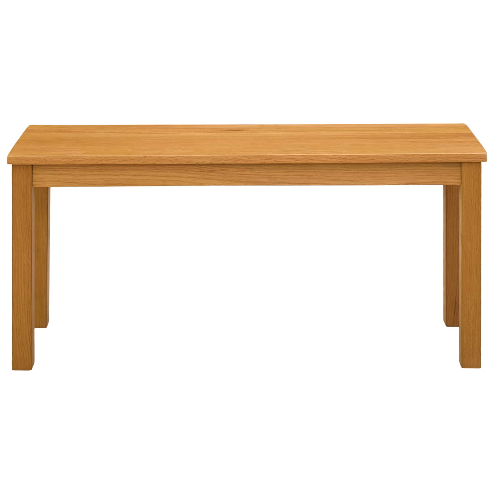 vidaXL Ławka jadalniana 95 x 32 x 45 cm Dąb lite naturalny