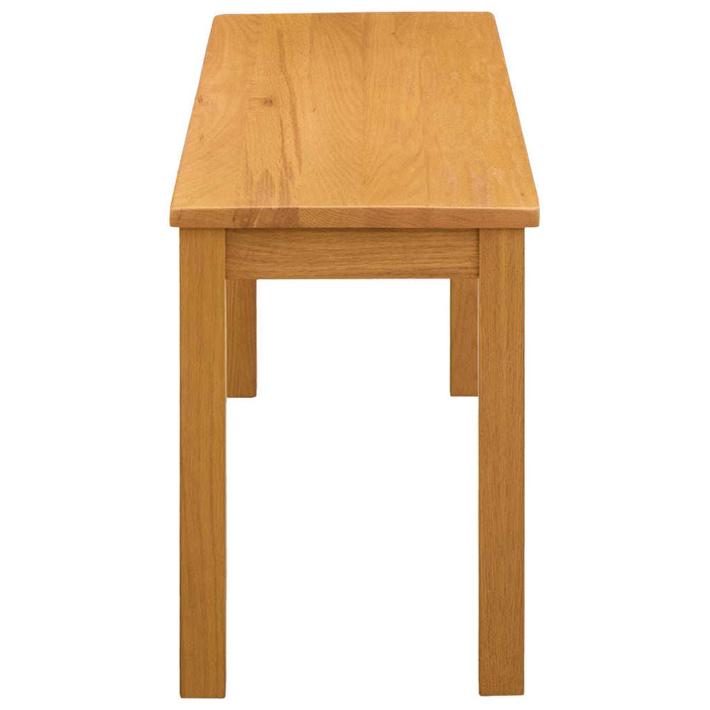 vidaXL Ławka jadalniana 95 x 32 x 45 cm Dąb lite naturalny