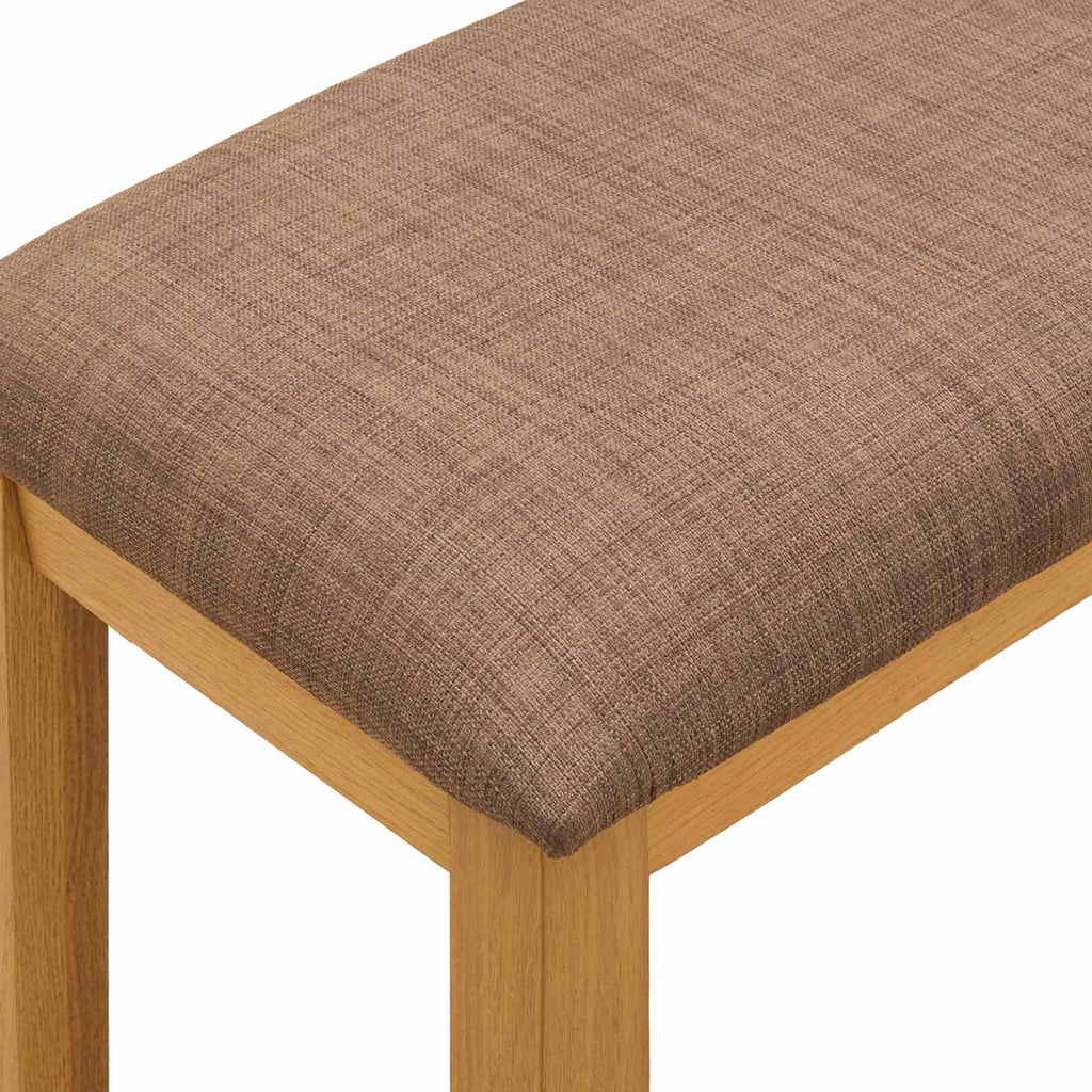vidaXL Ławka jadalniana 95 x 32 x 45 cm Dąb lite Szary