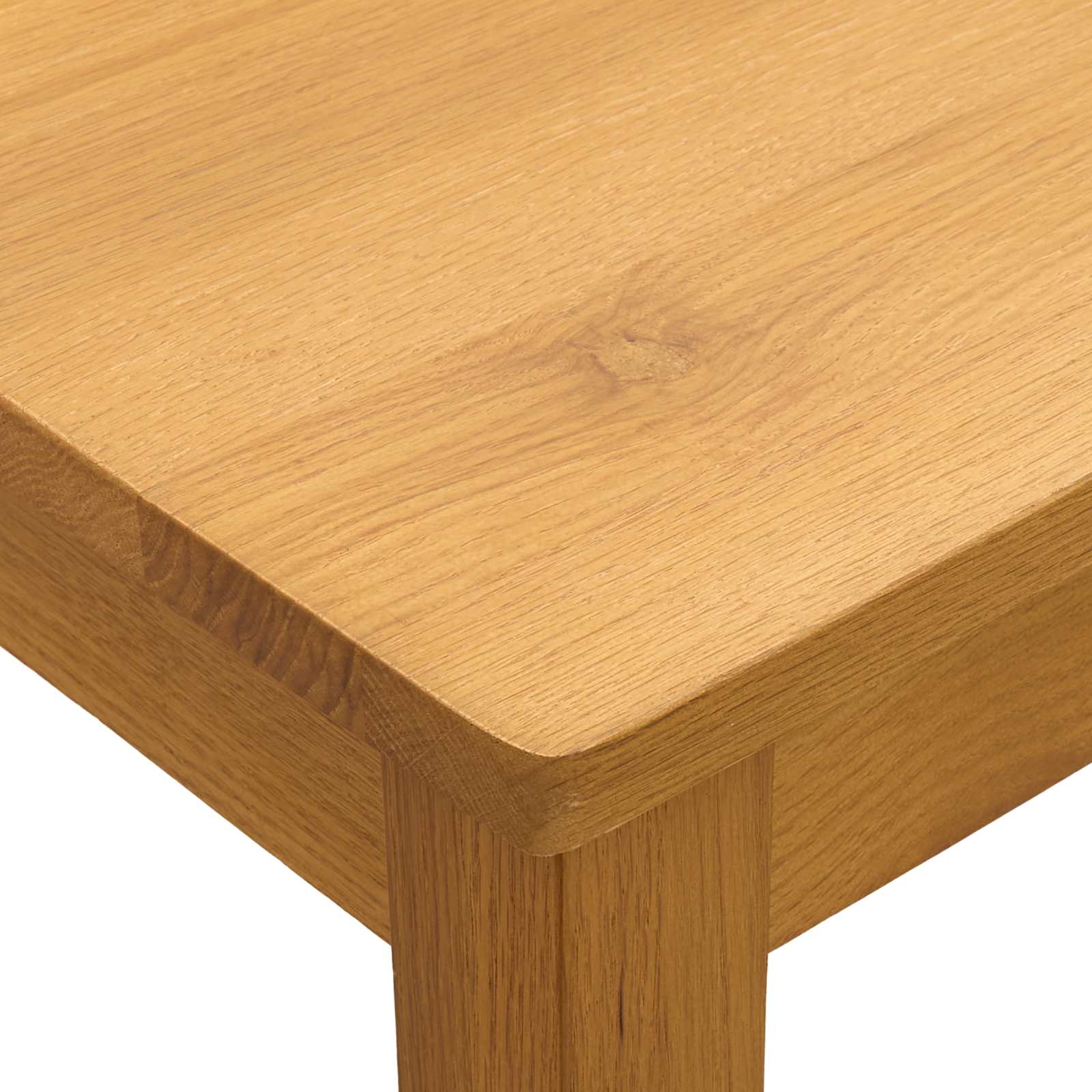vidaXL Stół jadalny 75 x 75 x 75,5 cm Dąb lite naturalny Kwadrat