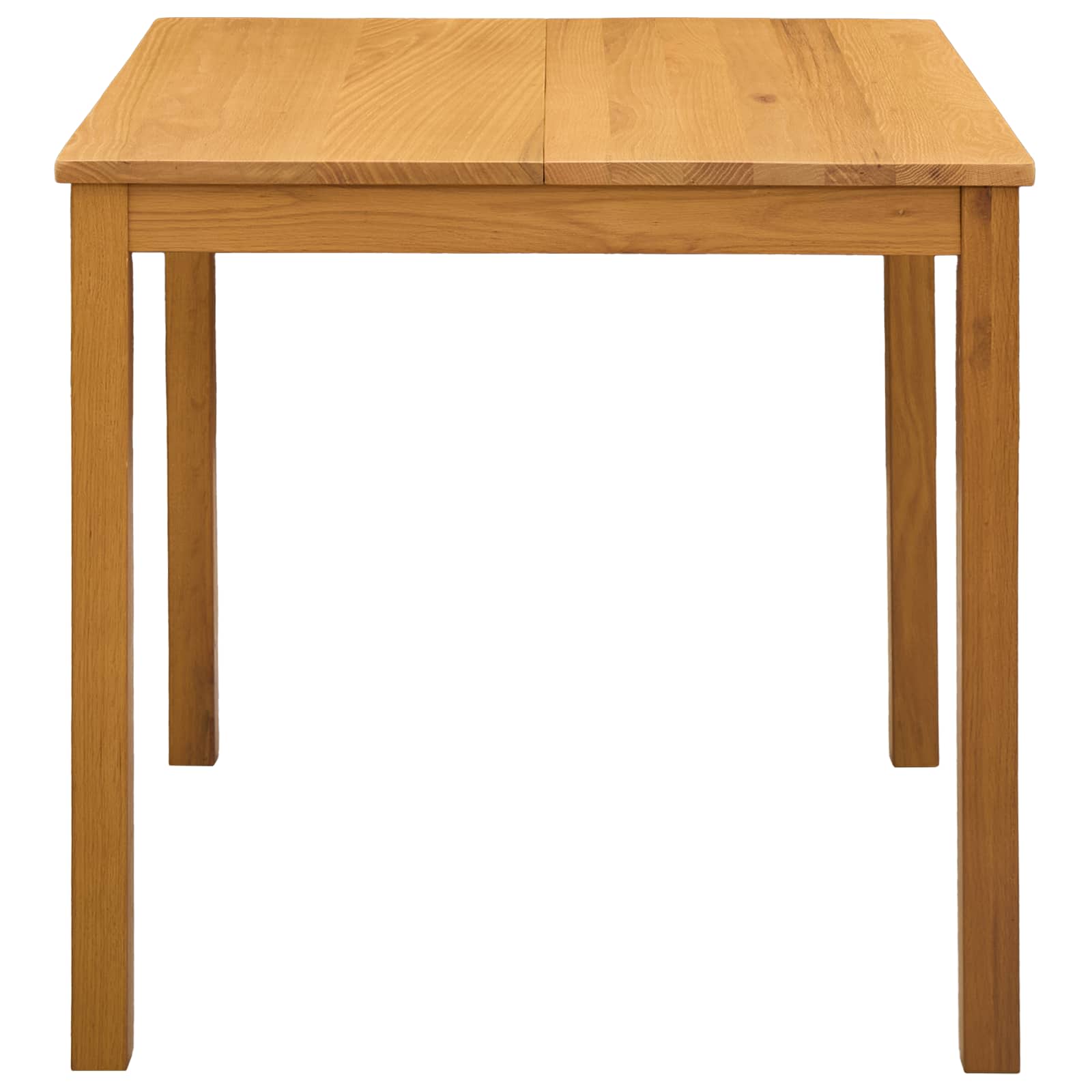 vidaXL Stół jadalny 75 x 75 x 75,5 cm Dąb lite naturalny Kwadrat