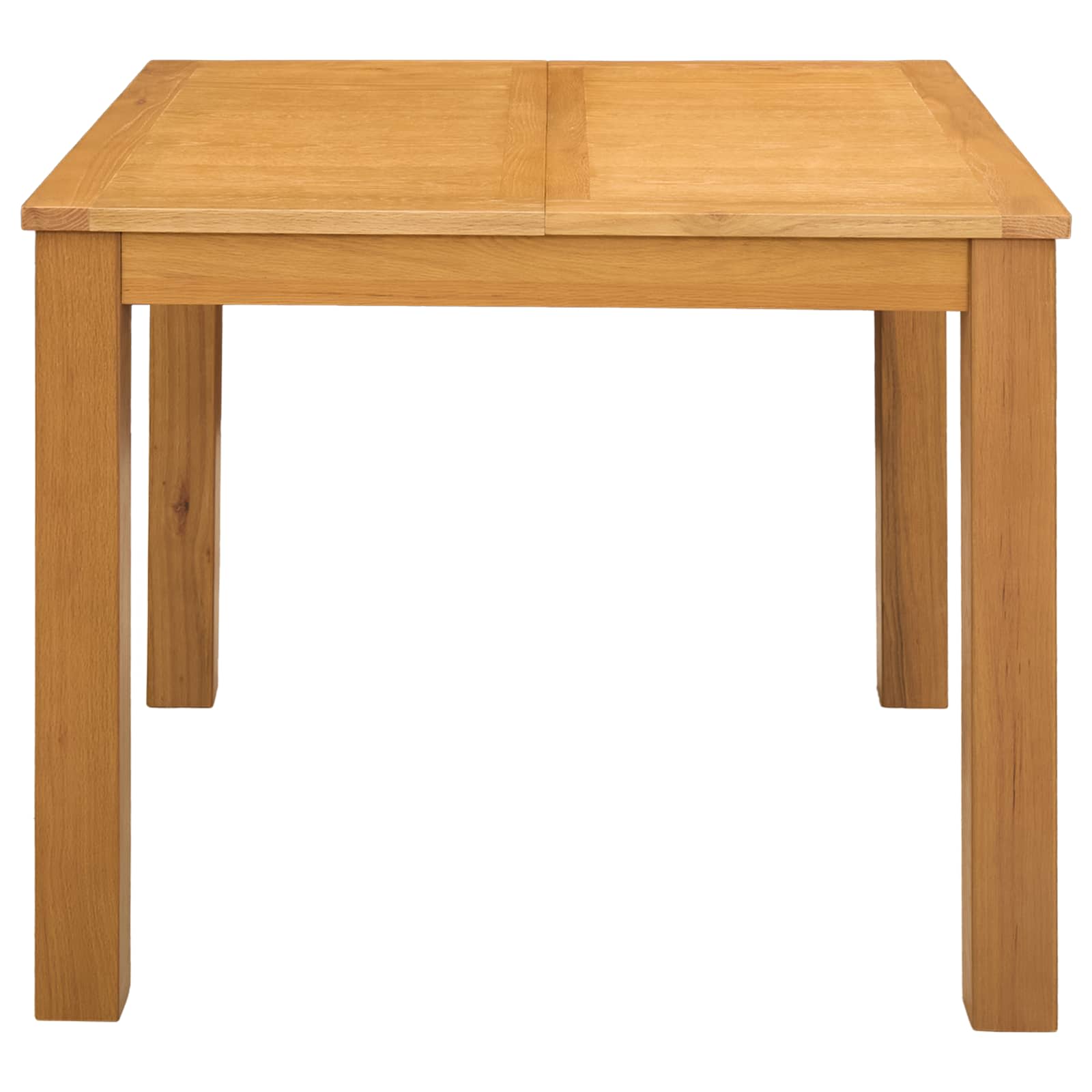 vidaXL Stół jadalny 90 x 90 x 75 cm Dąb lite naturalny Kwadrat