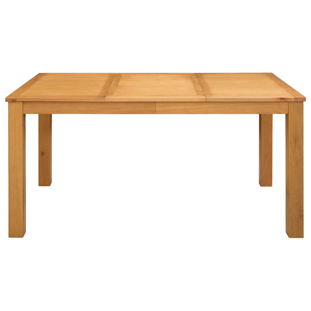 vidaXL Stół jadalny 150 x 85 x 75 cm Dąb lite naturalny Prostokątny