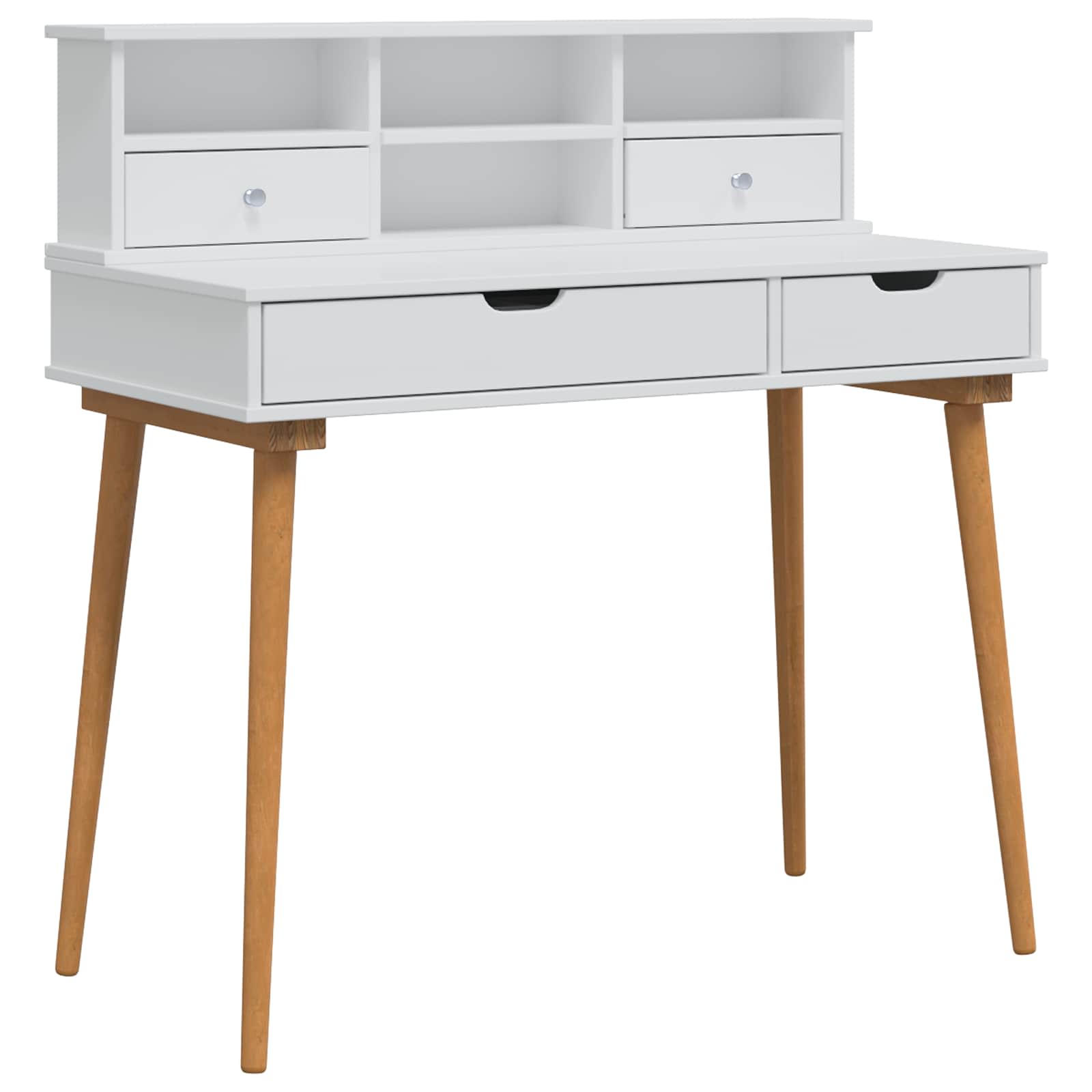 vidaXL Zestaw toaletki FAUSKE 2 pcs Biały 100 x 50 x 103,5 cm