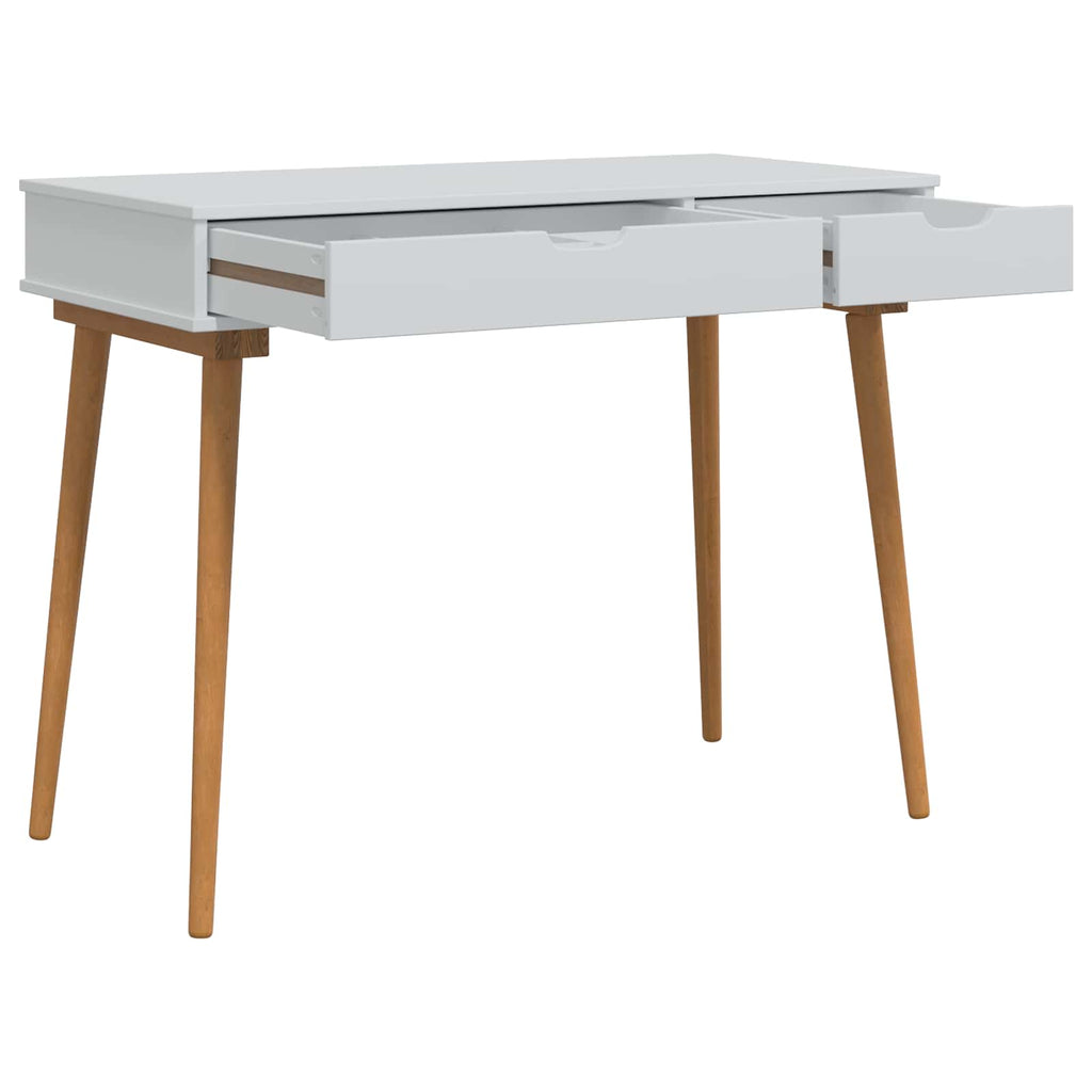 vidaXL Zestaw toaletki FAUSKE 4 pcs Biały 100 x 50 x 143 cm