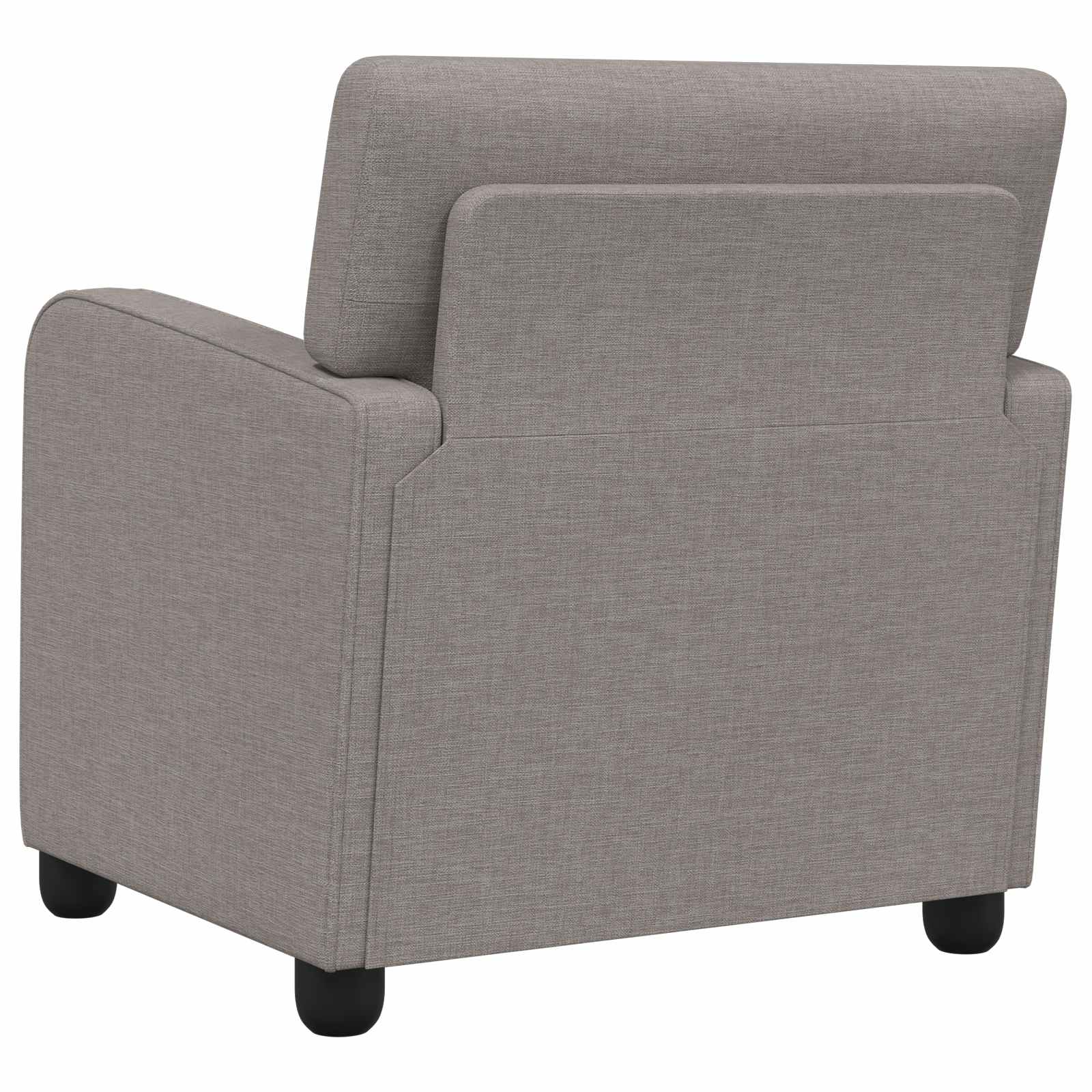 vidaXL Fotel Szarobeżowy tkanina