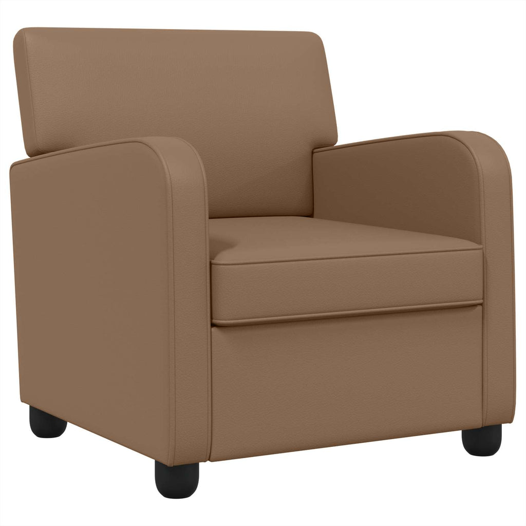 vidaXL Fotel Cappuccino Ekoskóra
