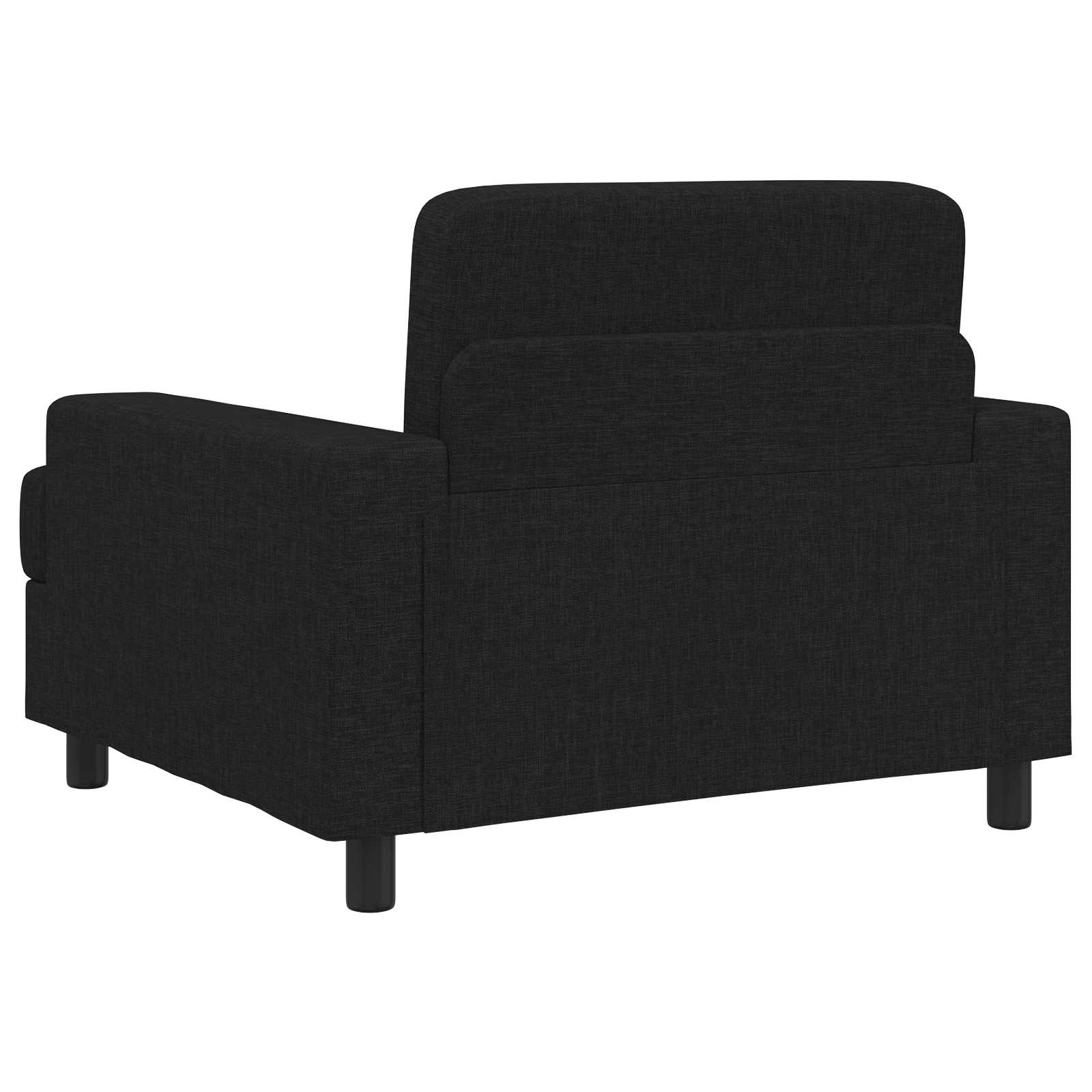 vidaXL Fotel Czarny tkanina