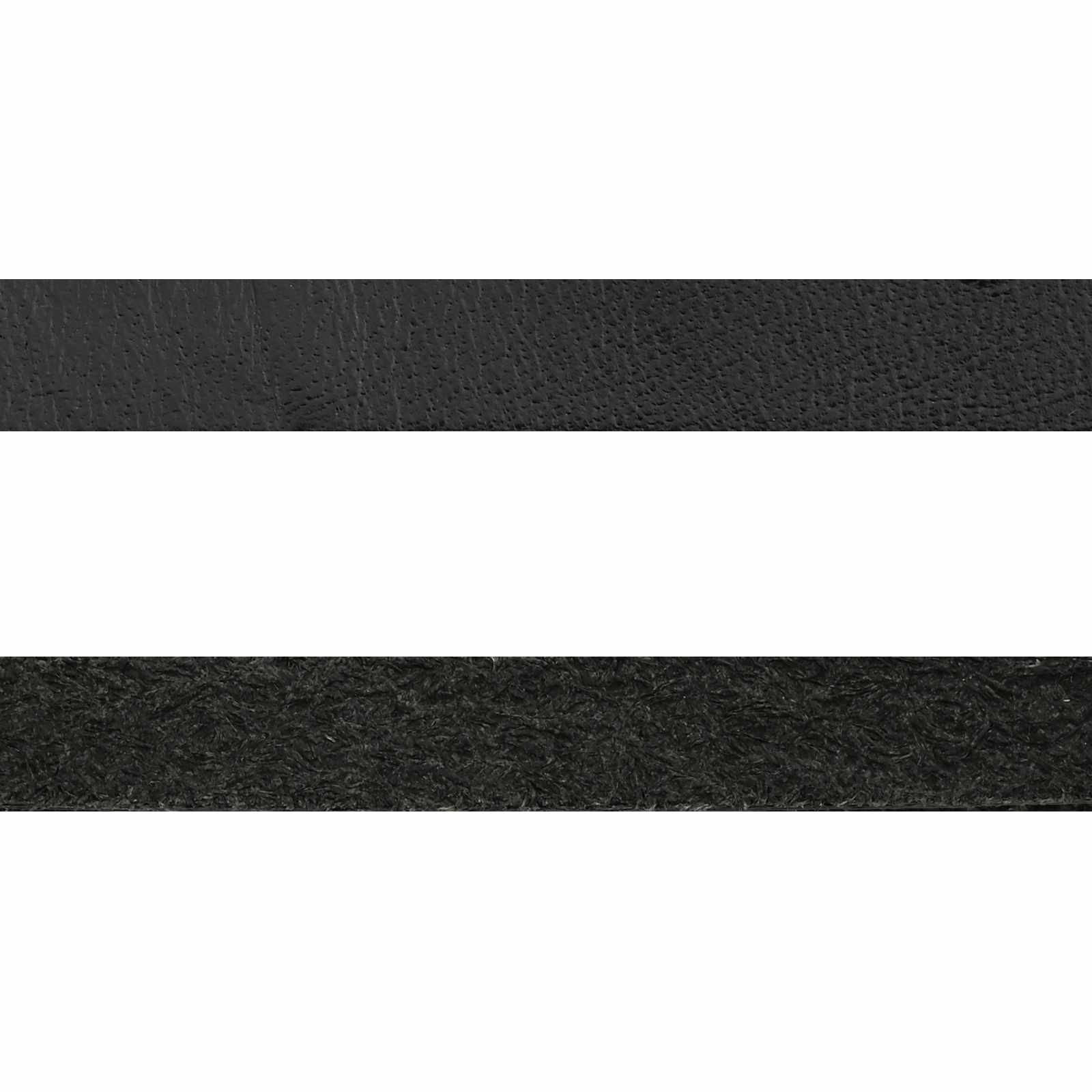 vidaXL Skórzany pasek Czarny 200 x 0,5 cm Skóra
