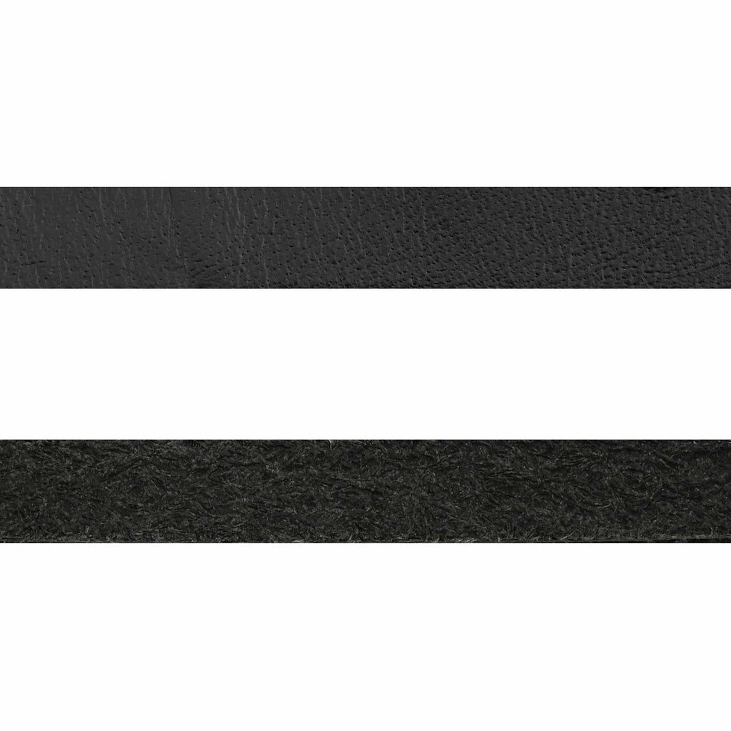 vidaXL Skórzany pasek Czarny 500 x 0,6 cm Skóra