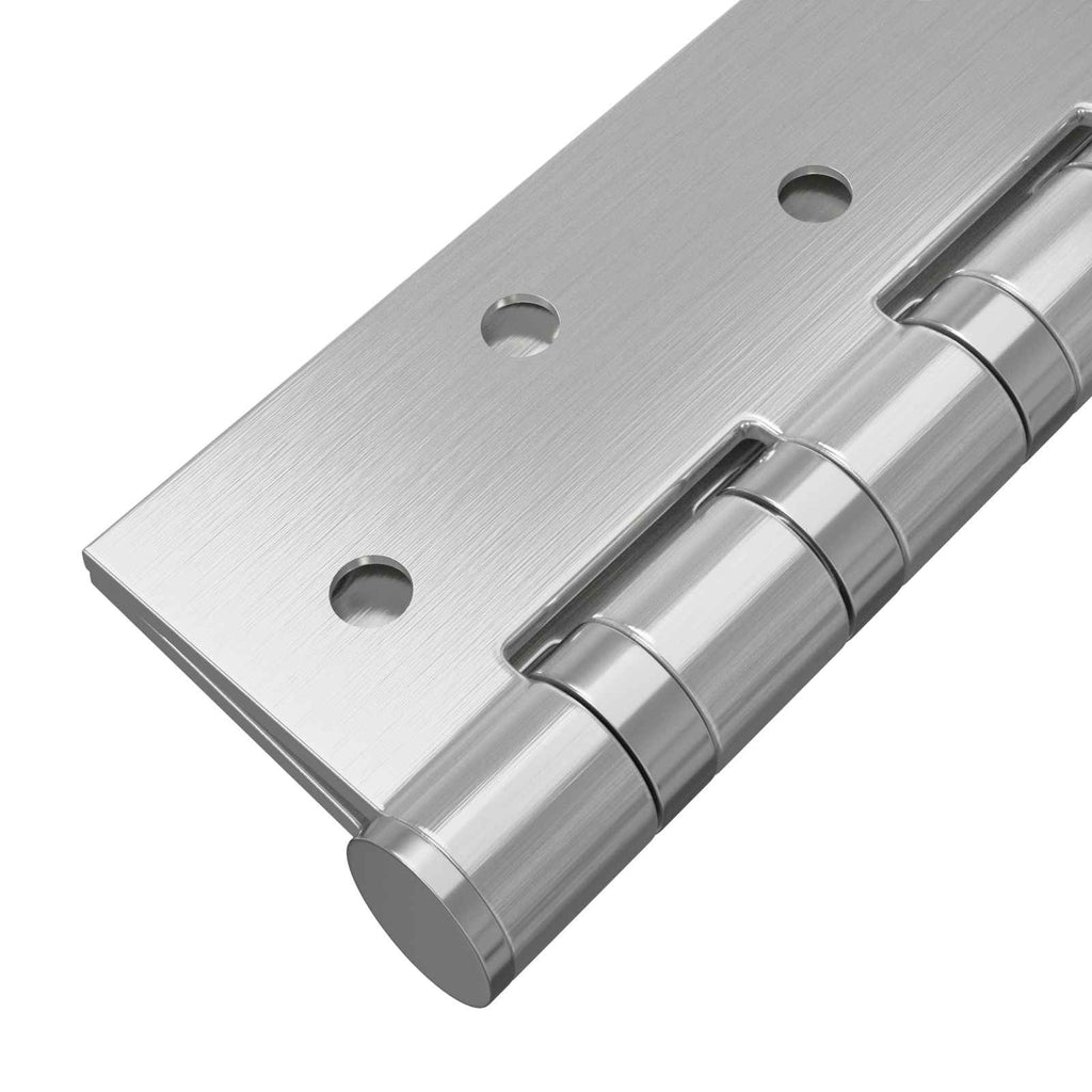 vidaXL Zawias 8 szt. 100 x 78 x 13 mm srebrny Stal
