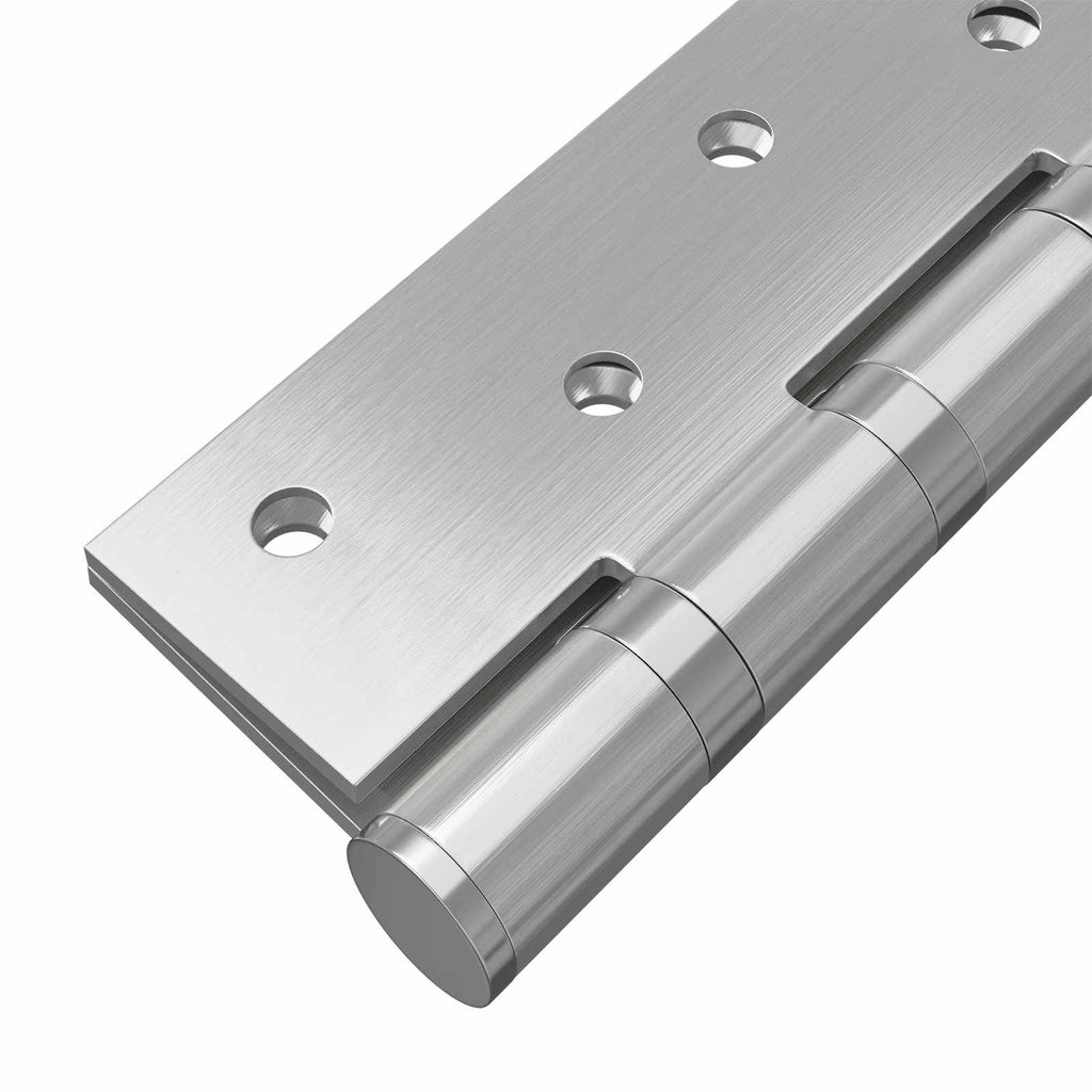 vidaXL Zawias 8 szt. 125 x 75 x 13 mm srebrny Stal