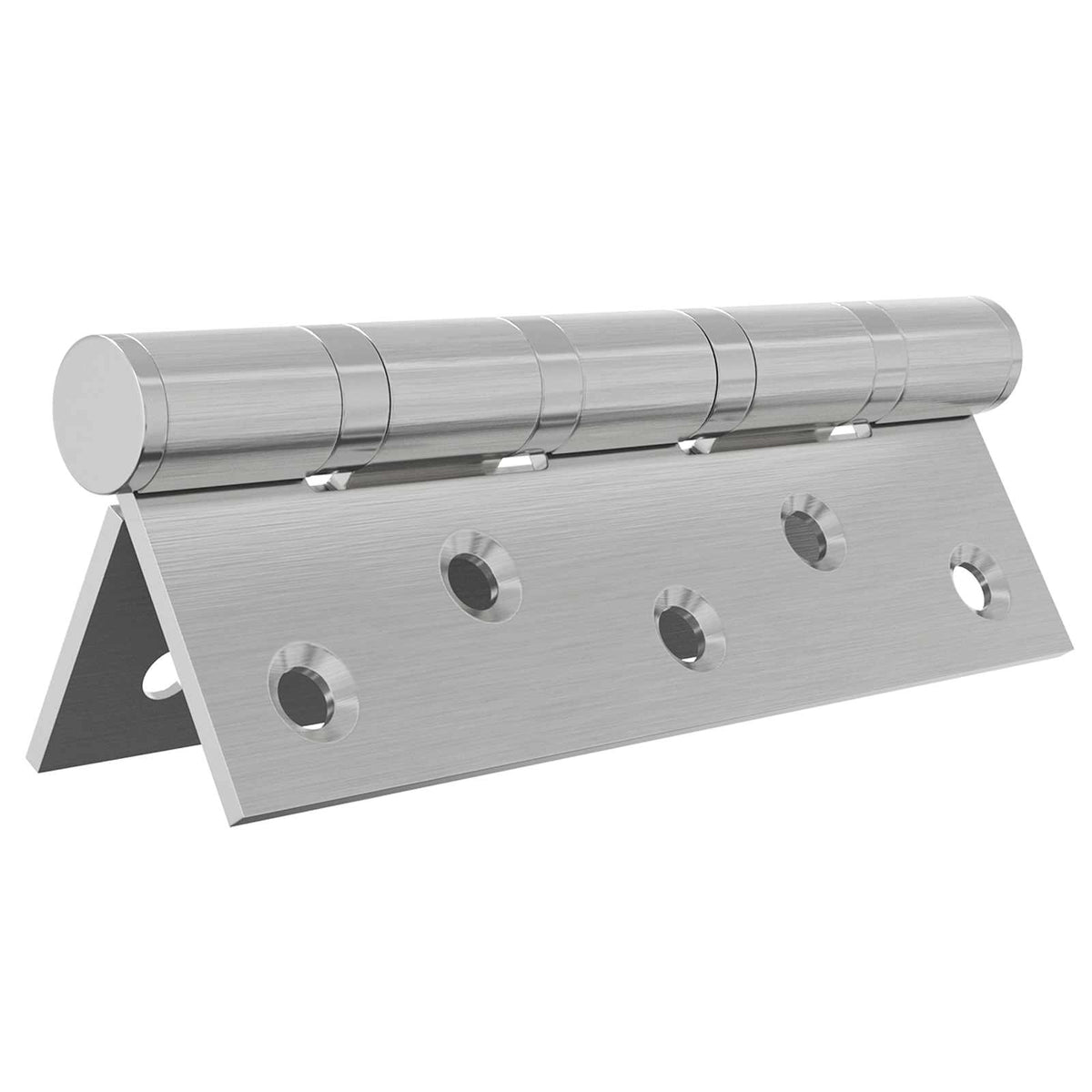 vidaXL Zawias 16 szt. 125 x 75 x 13 mm srebrny Stal
