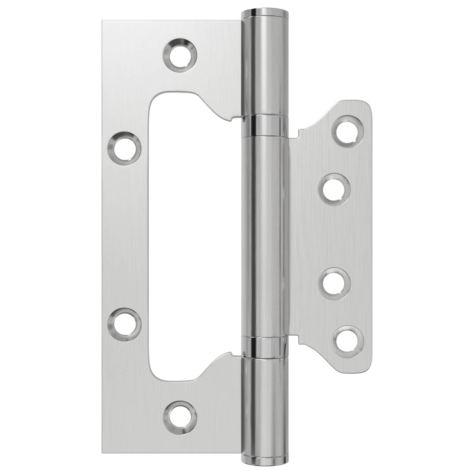 vidaXL Zawias 4 szt. 125 x 78 x 13 mm srebrny Stal