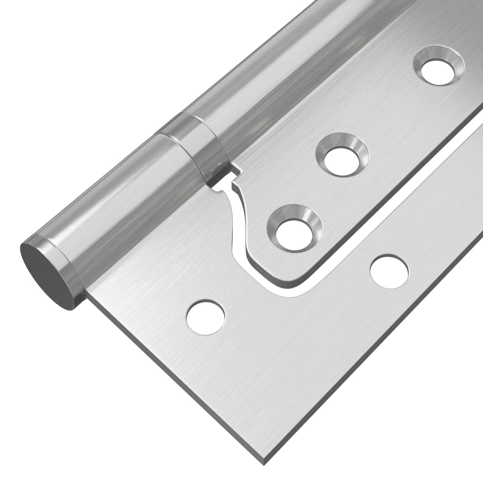 vidaXL Zawias 8 szt. 125 x 78 x 13 mm srebrny Stal
