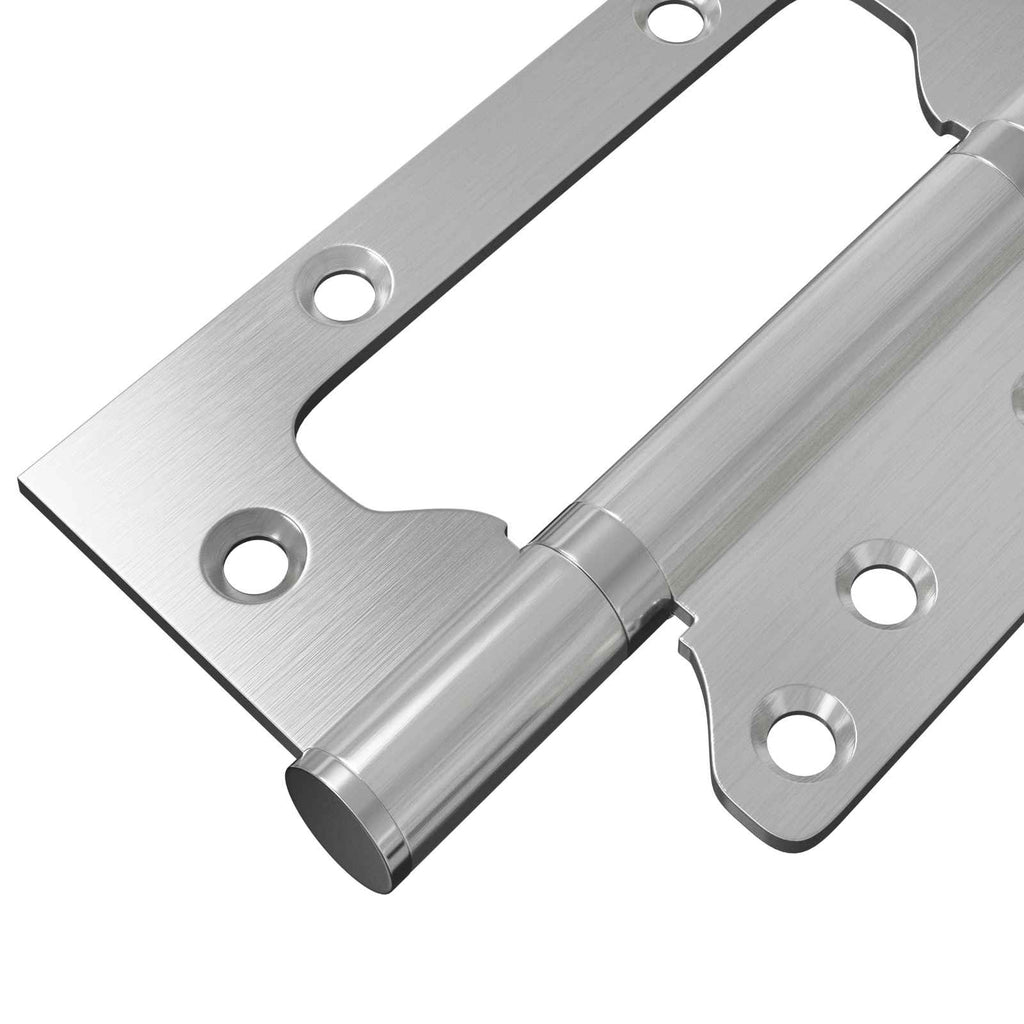 vidaXL Zawias 16 szt. 125 x 78 x 13 mm srebrny Stal