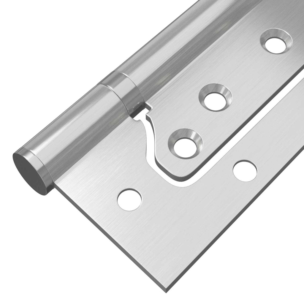 vidaXL Zawias 16 szt. 125 x 78 x 13 mm srebrny Stal